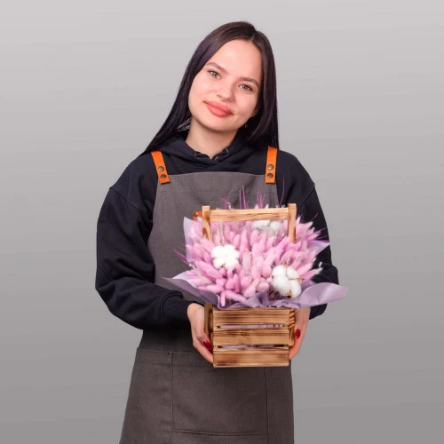 Композиция "Сухоцветы" 0617 фото 2